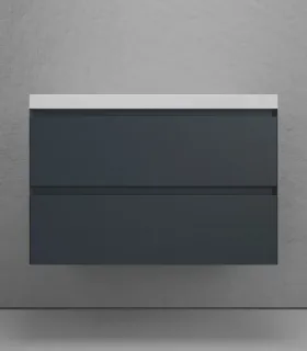 Тумба под раковину подвесная Style Line Манхэттен ЛС-00002360 80 см графит